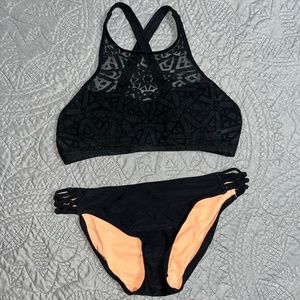 Black Bralette Bikini Set | Size: Medium